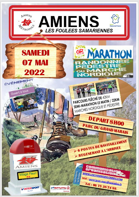 Affiche marathon 2022